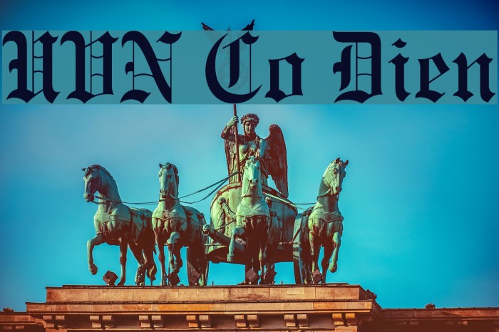 UVN Co Dien Font examples