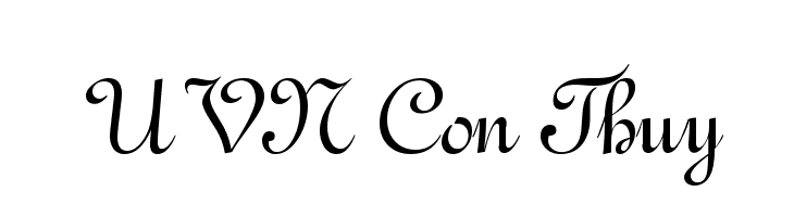 UVN Con Thuy  font caratteri gratis
