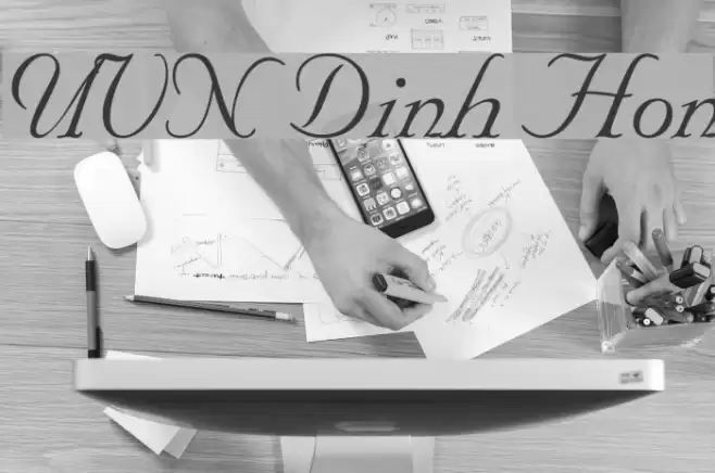 UVN Dinh Hon Font examples
