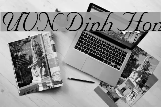 UVN Dinh Hon Font examples