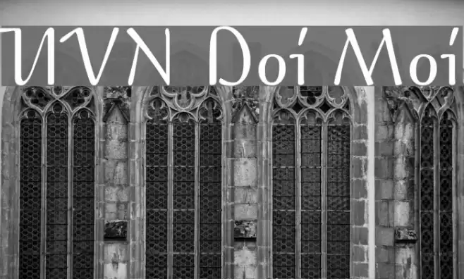 UVN Doi Moi Font examples