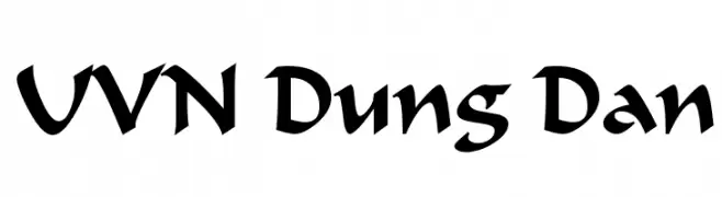 UVN Dung Dan  Frei Schriftart Herunterladen