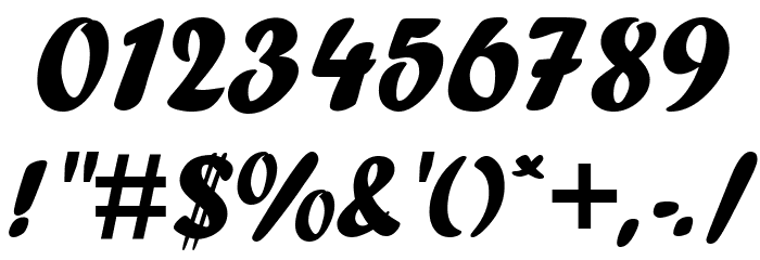 UVN Dzung Dakao Font OTHER CHARS