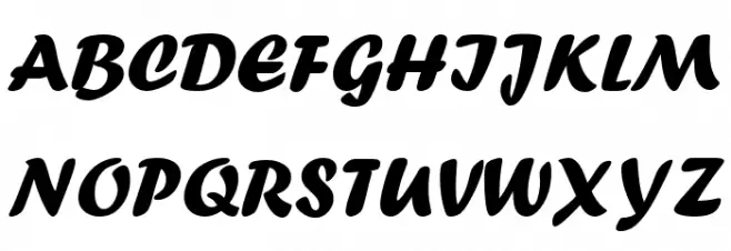 UVN Dzung Dakao 字体 大写