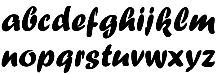 UVN Dzung Dakao Font LOWERCASE
