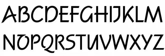UVN Giay Trang Bold Schriftart Groß
