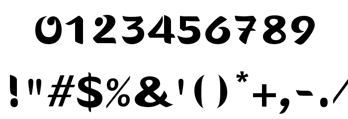 UVN Hoa Dao Font OTHER CHARS