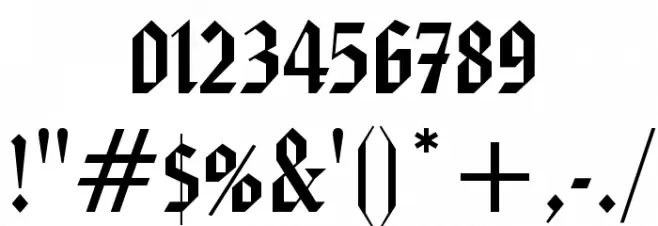 UVN Hoa Ky Font OTHER CHARS