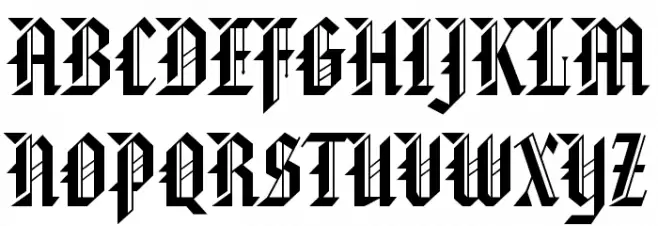 UVN Hoa Ky Шрифта ВЕРХНИЙ