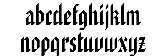 UVN Hoa Ky Font LOWERCASE