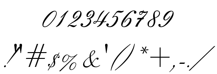 UVN Hoa Tay 1 Font OTHER CHARS