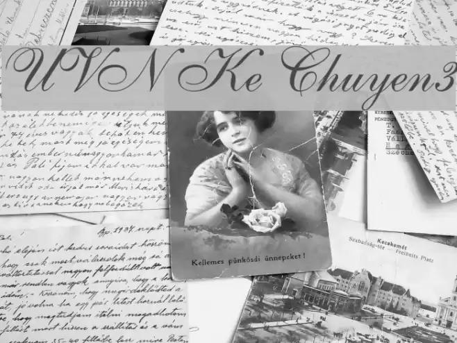 UVN Ke Chuyen3 Font examples