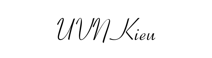 UVN Kieu  免费字体下载