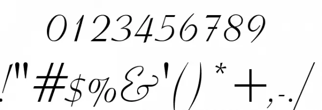 UVN Kieu Font OTHER CHARS