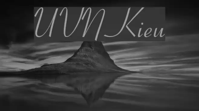 UVN Kieu Font examples