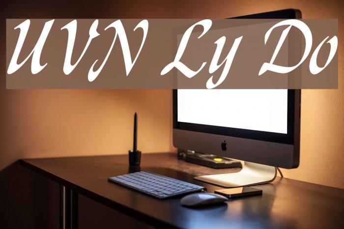 UVN Ly Do Font examples