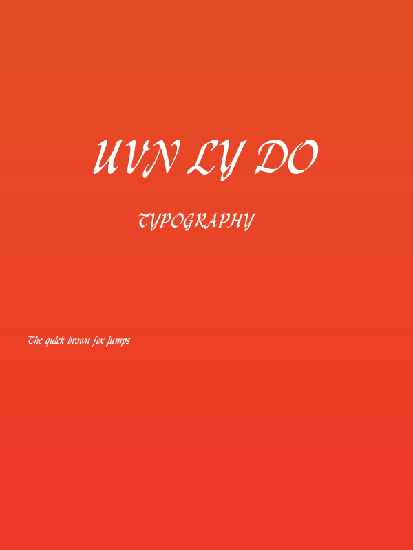 UVN Ly Do Poster