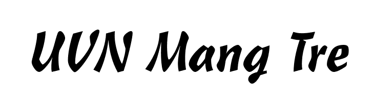 UVN Mang Tre  font caratteri gratis