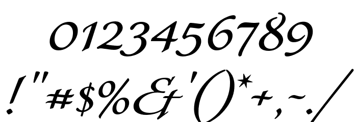 UVN Mau Tim 2 Font OTHER CHARS