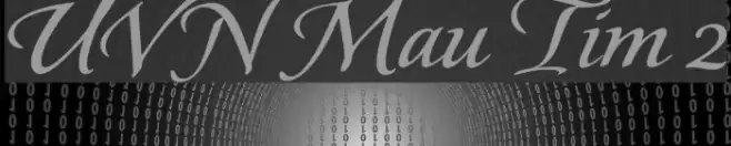 UVN Mau Tim 2 Font examples