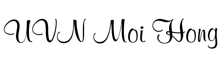 UVN Moi Hong  font caratteri gratis