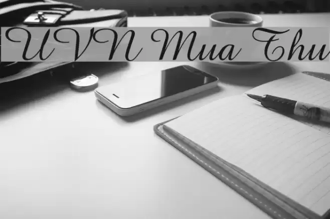 UVN Mua Thu Font examples