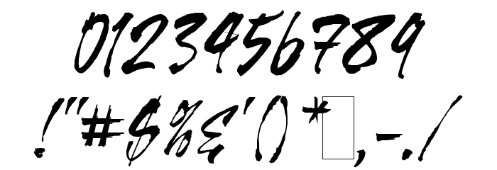 UVN Muc Cham Font OTHER CHARS