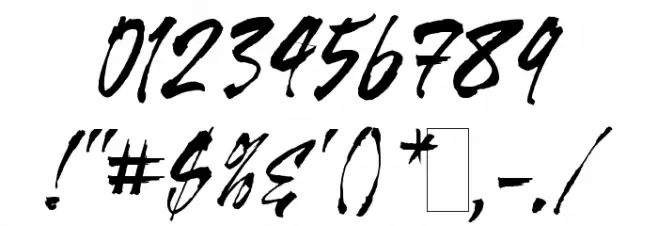 UVN Muc Cham Font OTHER CHARS