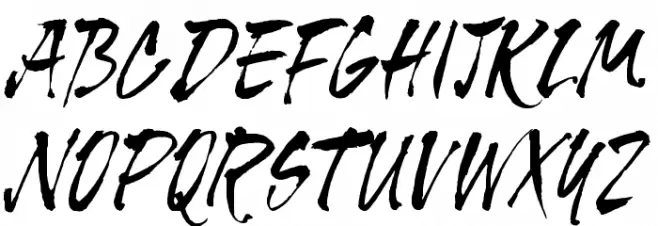 UVN Muc Cham Schriftart Groß