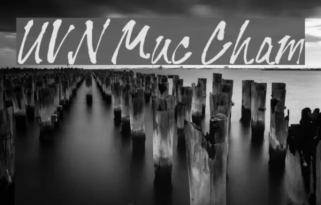 UVN Muc Cham Font examples