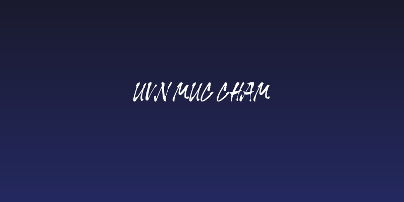 UVN Muc Cham Social Header