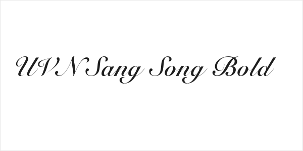 UVN Sang Song Bold Logo