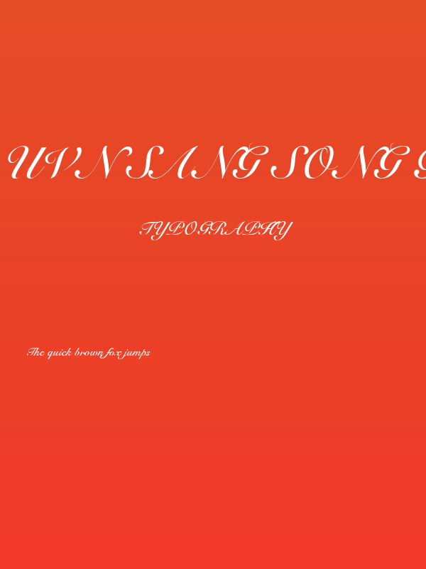 UVN Sang Song Bold Poster