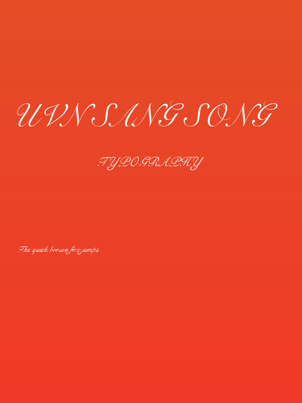 UVN Sang Song Poster