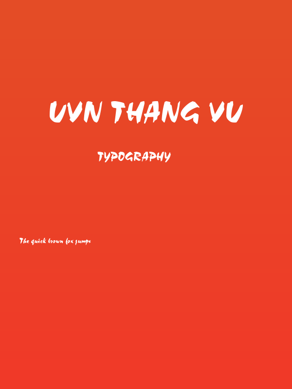UVN Thang Vu Poster