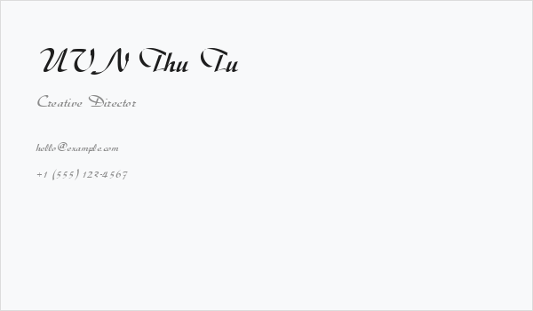 UVN Thu Tu Business Card