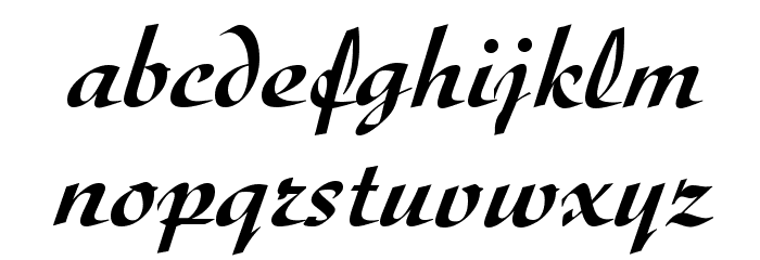 UVN Thu Tu Font LOWERCASE