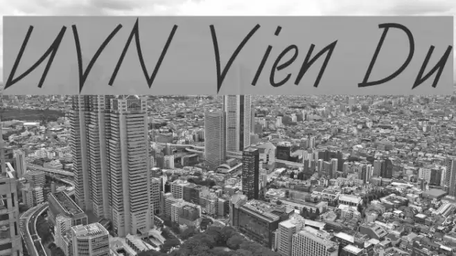 UVN Vien Du Font examples