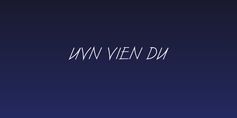 UVN Vien Du Social Header