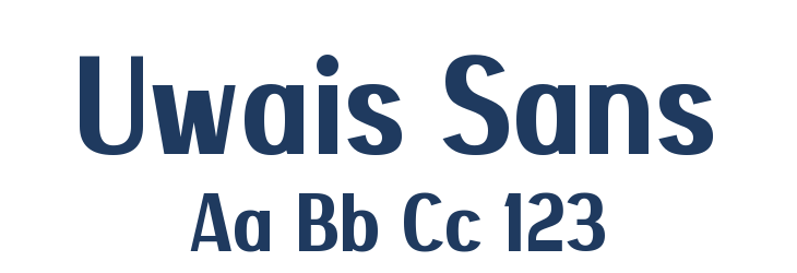 Uwais Sans Font Preview