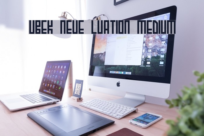 Uzbek Neue Luxation Medium Font examples