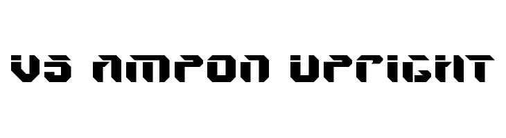V5 Ampon Upright Font