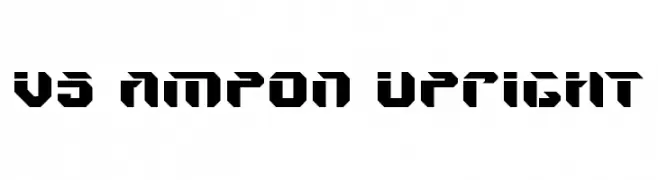 V5 Ampon Upright  Скачать бесплатные шрифты