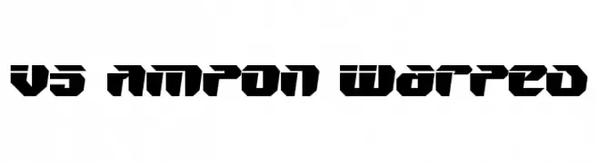 V5 Ampon Warped  Скачать бесплатные шрифты