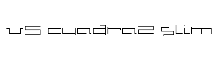 V5 Cuadra2 Slim फ़ॉन्ट