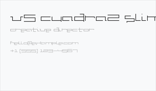 V5 Cuadra2 Slim Business Card