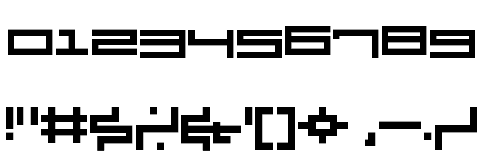 V5 Cuadra2 Thick Font OTHER CHARS