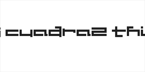 V5 Cuadra2 Thick Logo