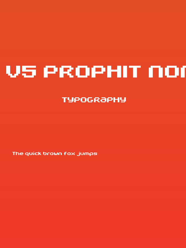 V5 Prophit Non Poster