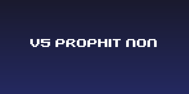 V5 Prophit Non Social Header